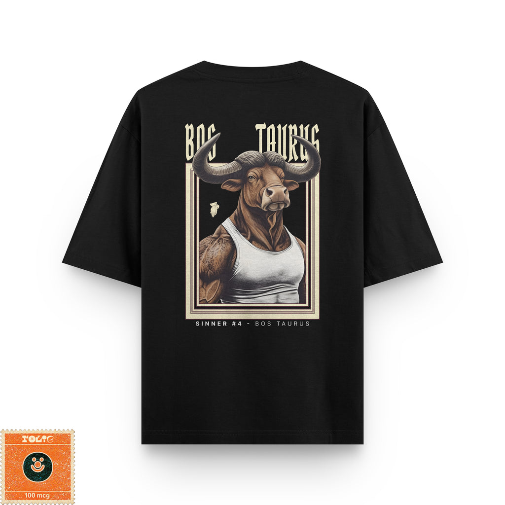 Sinners Black Oversized Tee - #4