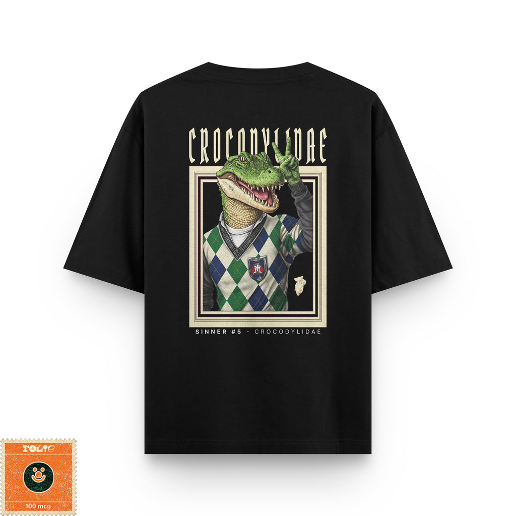 Sinners Black Oversized Tee - #5