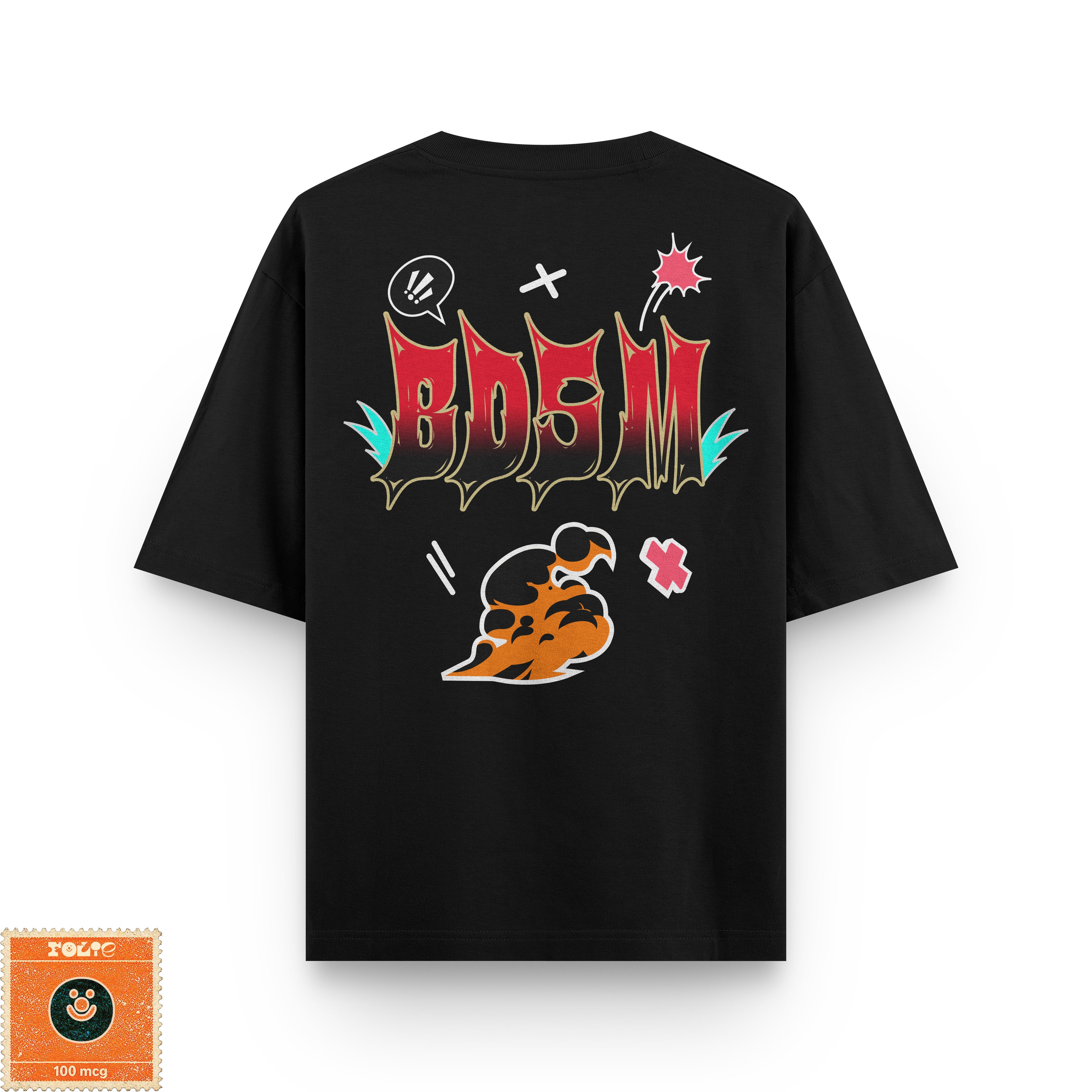 BDSM Black Oversized Tee