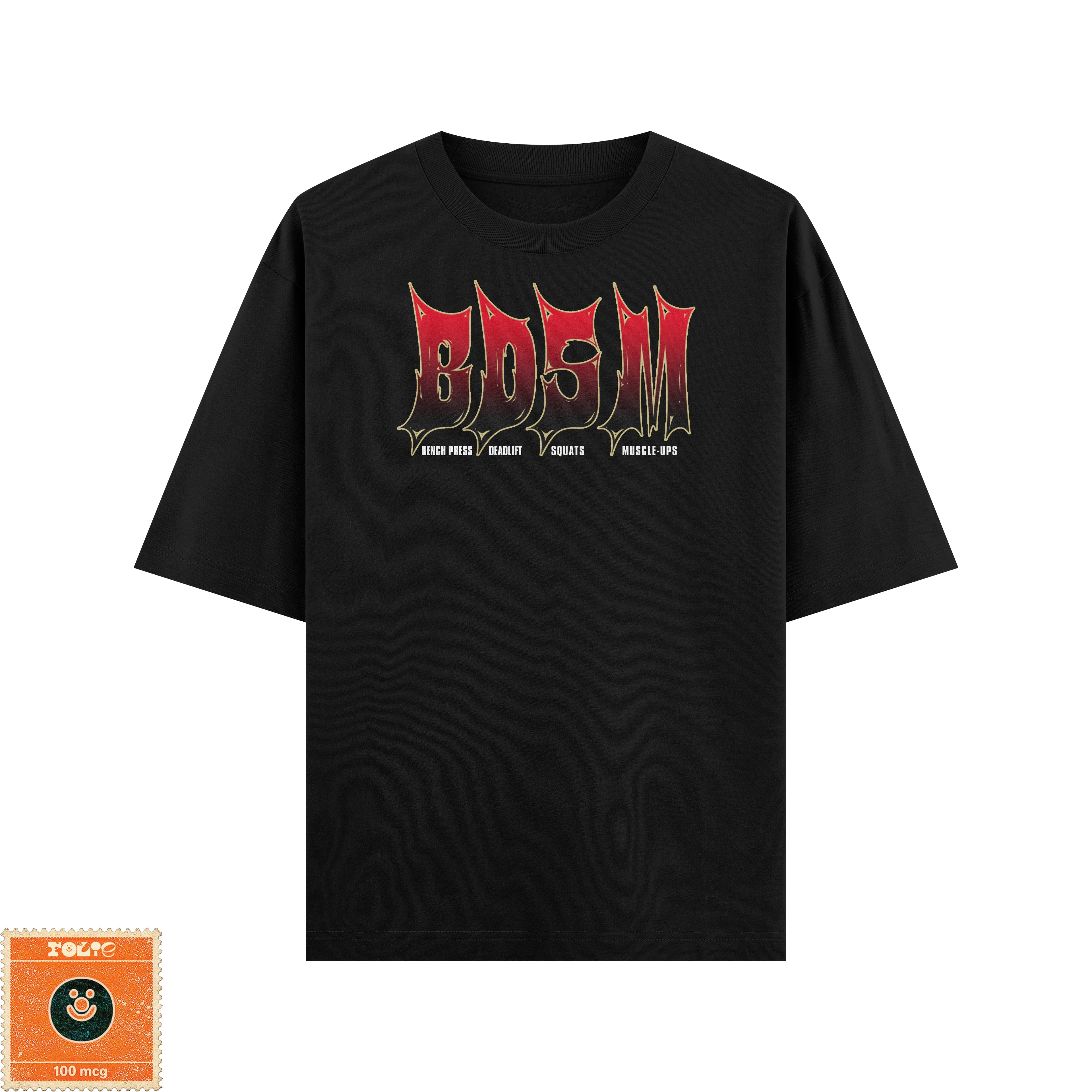 BDSM Black Oversized Tee
