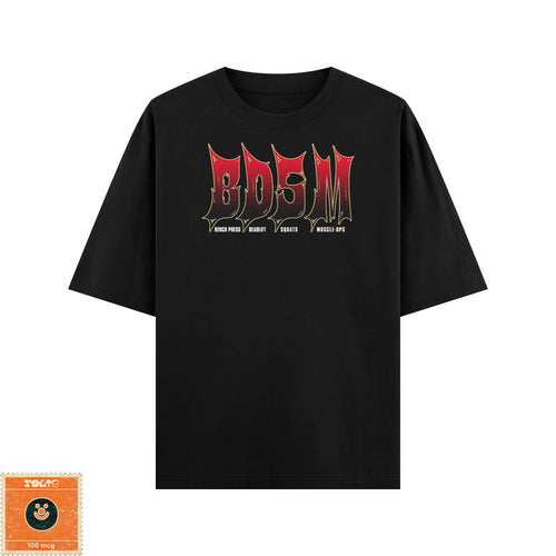 BDSM Black Oversized Tee