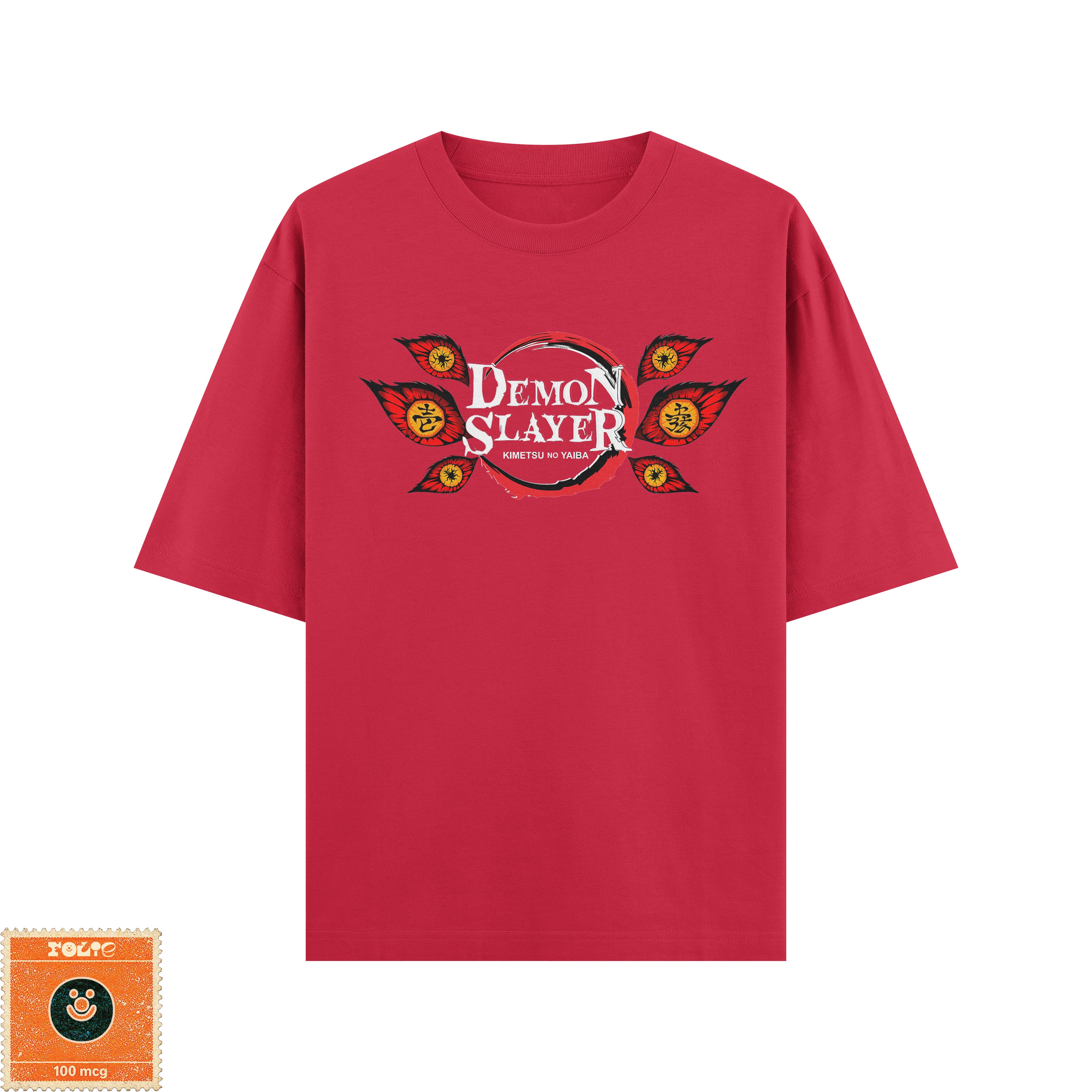 Kokushibo Black & White Oversized Tee