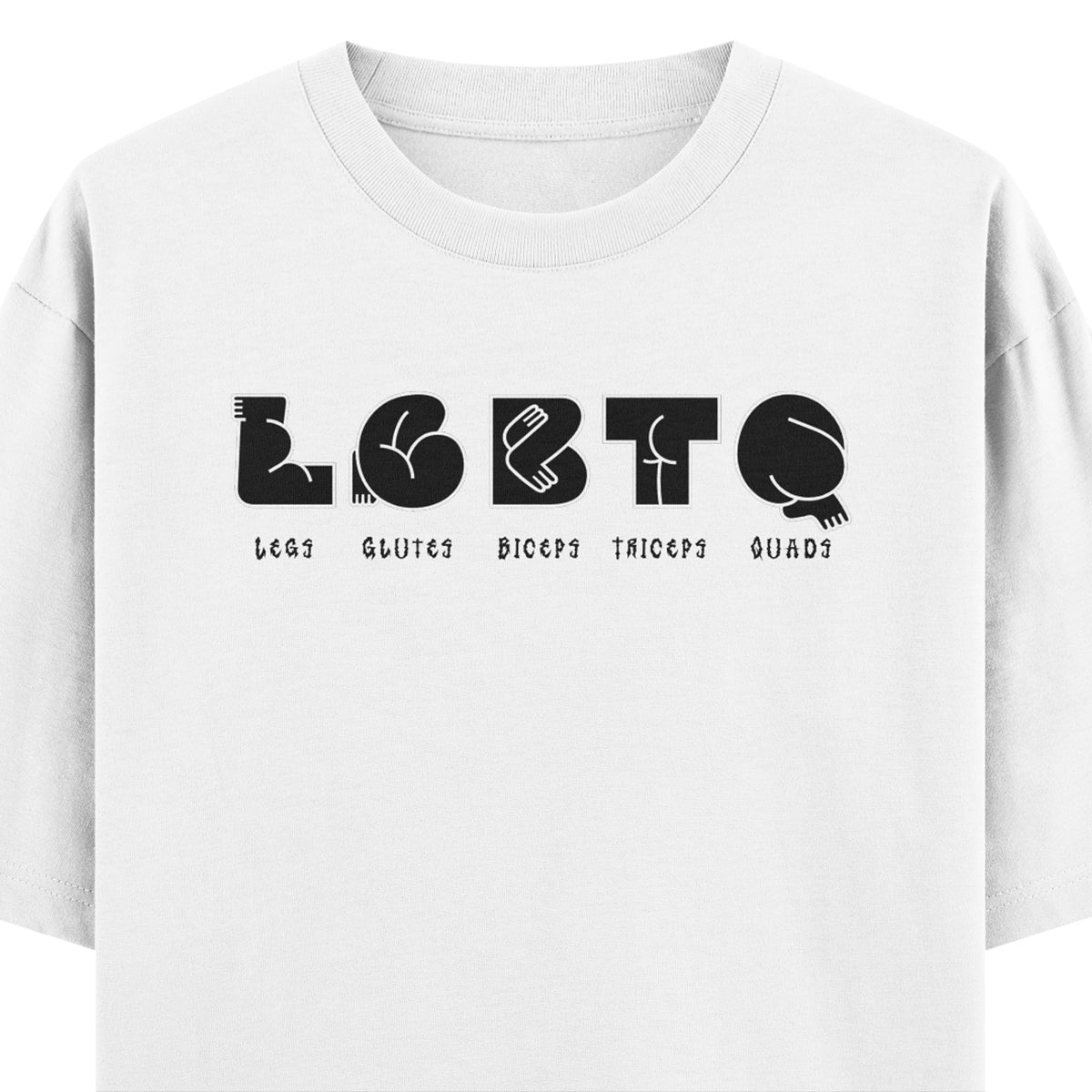 LGBTQ Black & White Oversized Tee