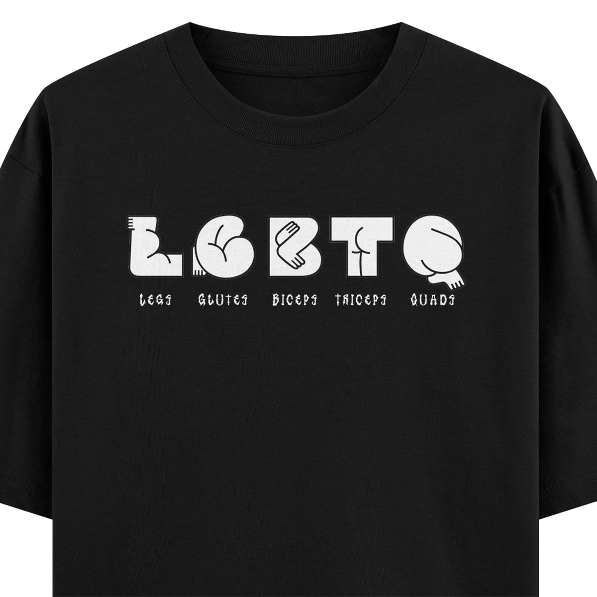 LGBTQ Black & White Oversized Tee