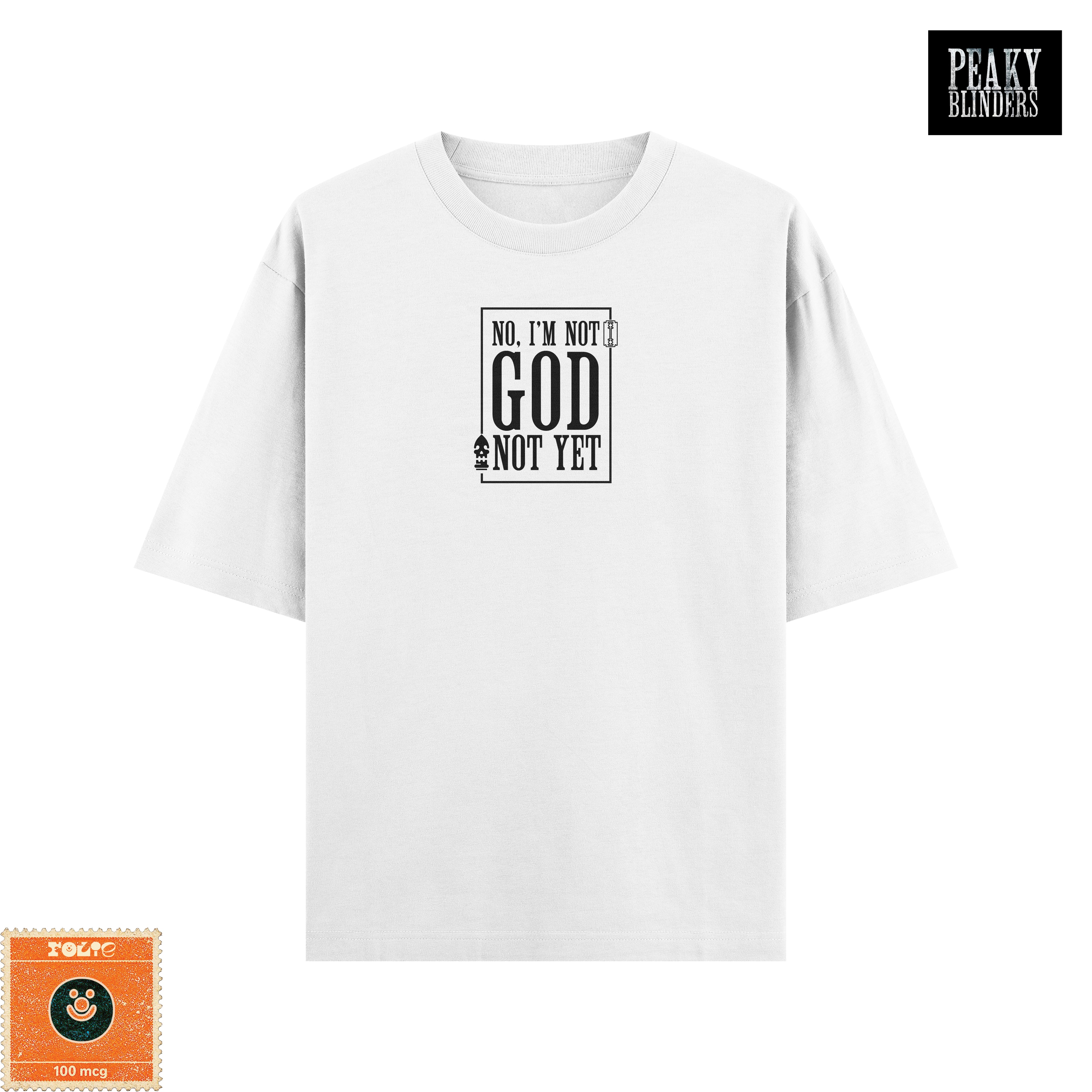 The Immortal Man Black & White Oversized Tee