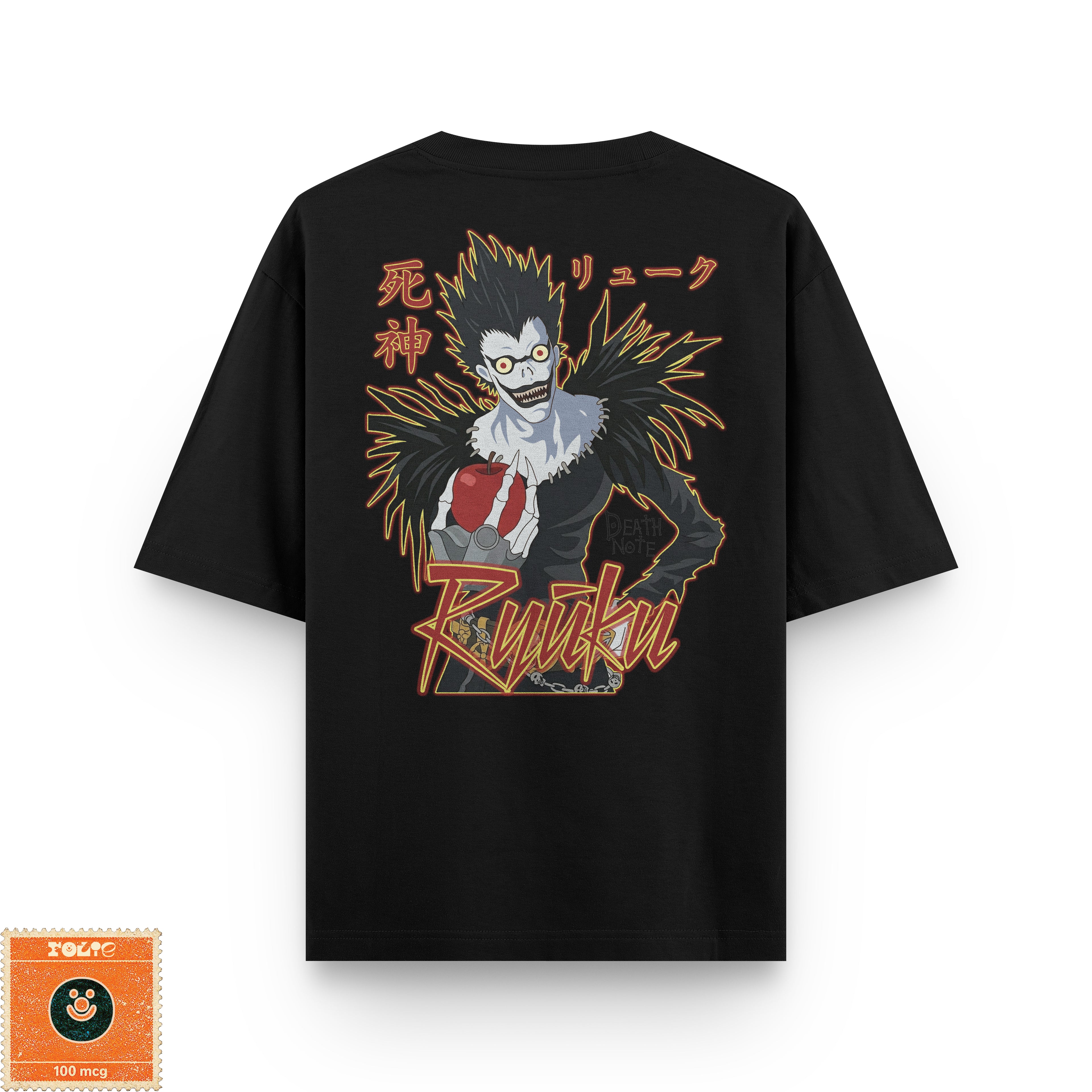 Death Note Black & White Oversized Tee