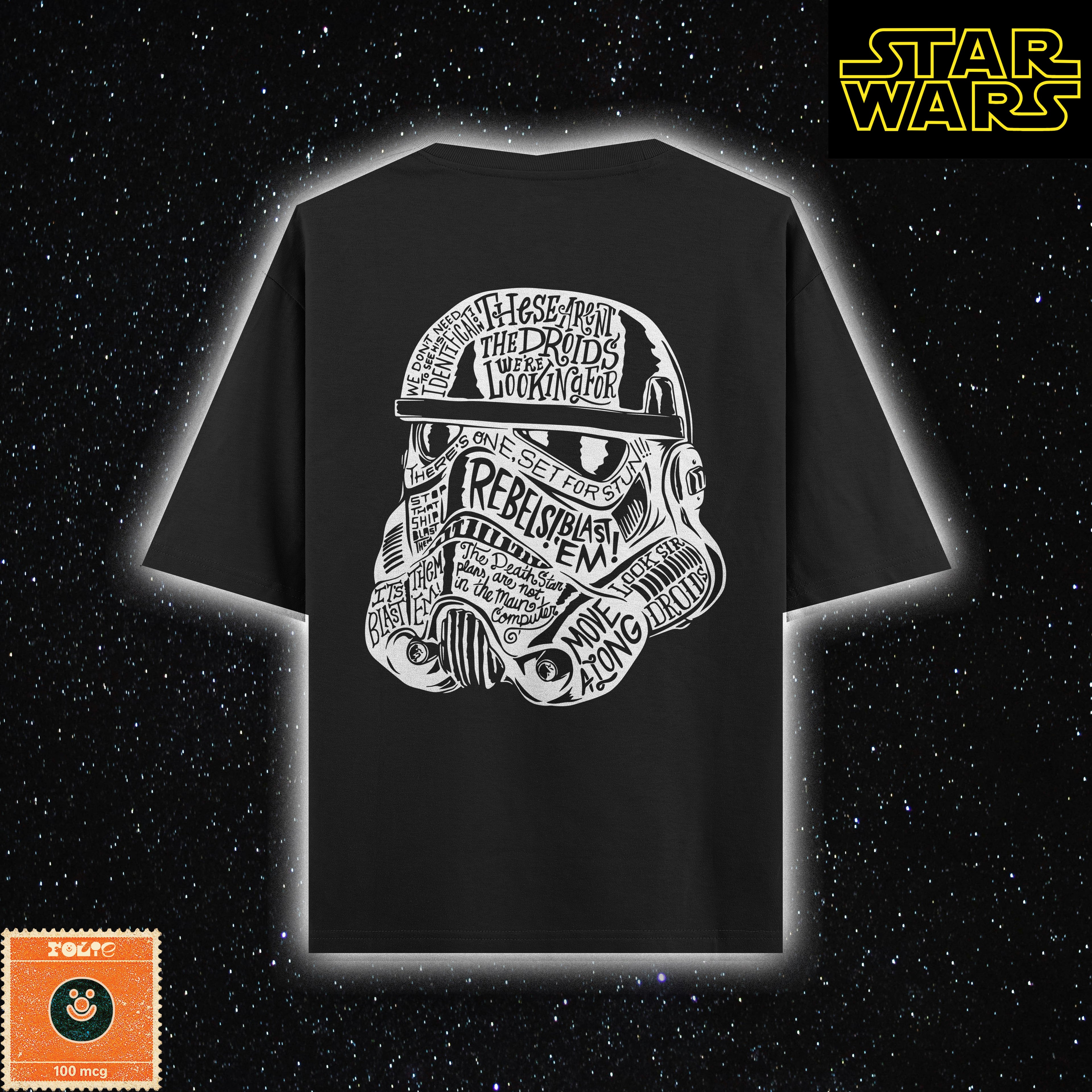 Stormtrooper Black Oversized Tee