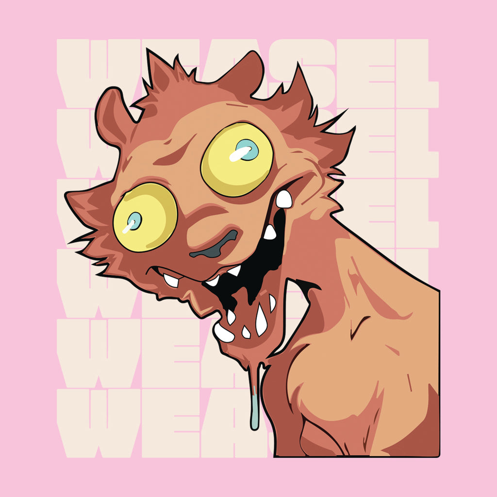 Weasel Soft Pink Hoodie